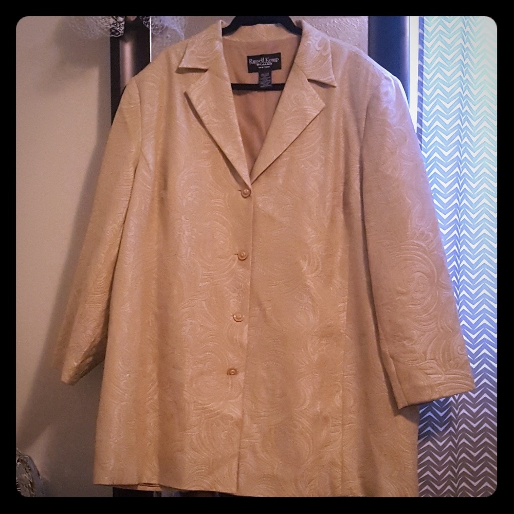 Fancy Muted Gold Jacket 🥂🍍🍾 - Picture 2 of 6